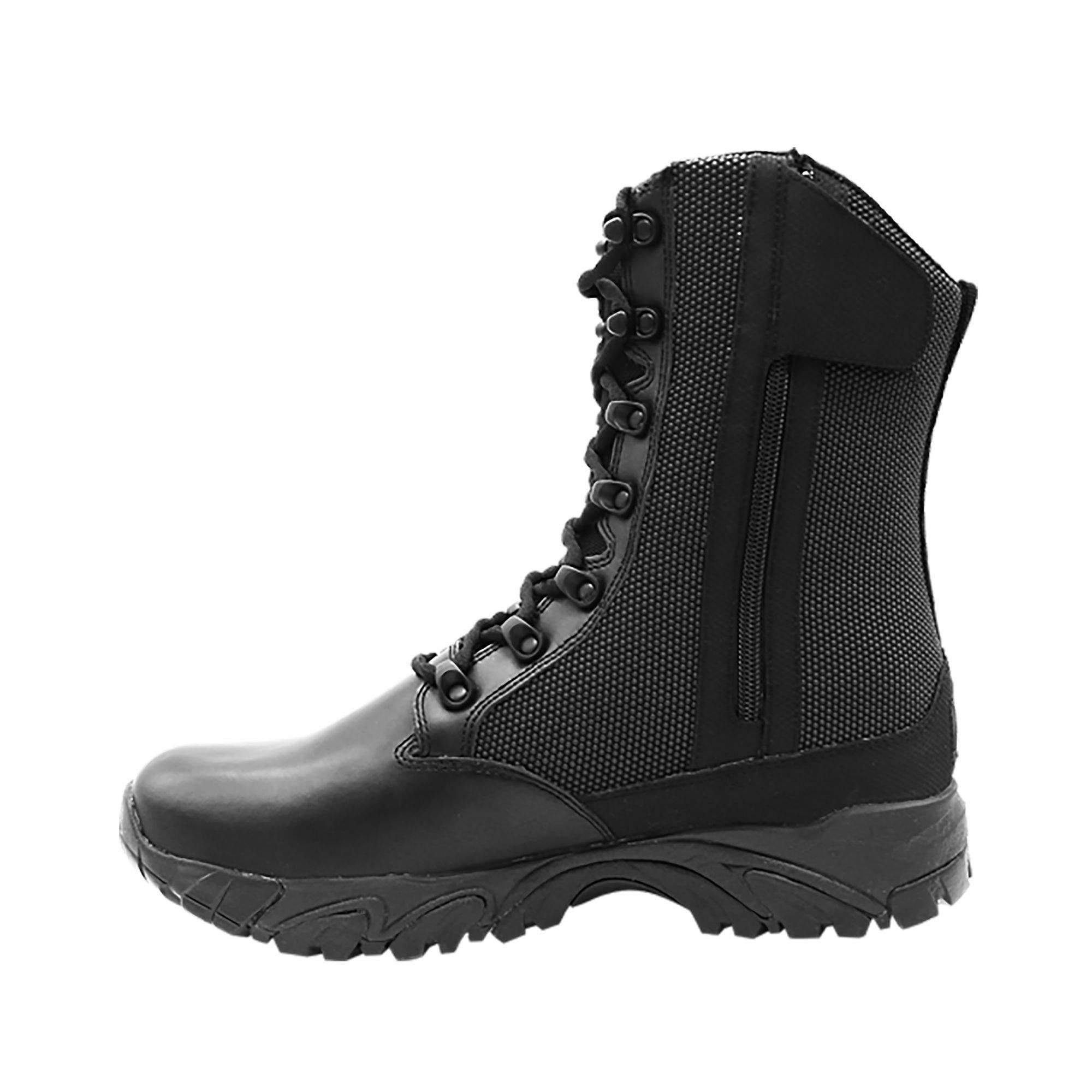 Black boots with clearance zipper