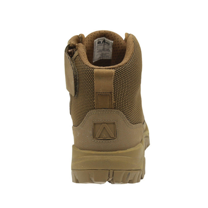 ALTAI® 6" Brown Waterproof Hiking Boots with Zipper - Altai Gear Singapore