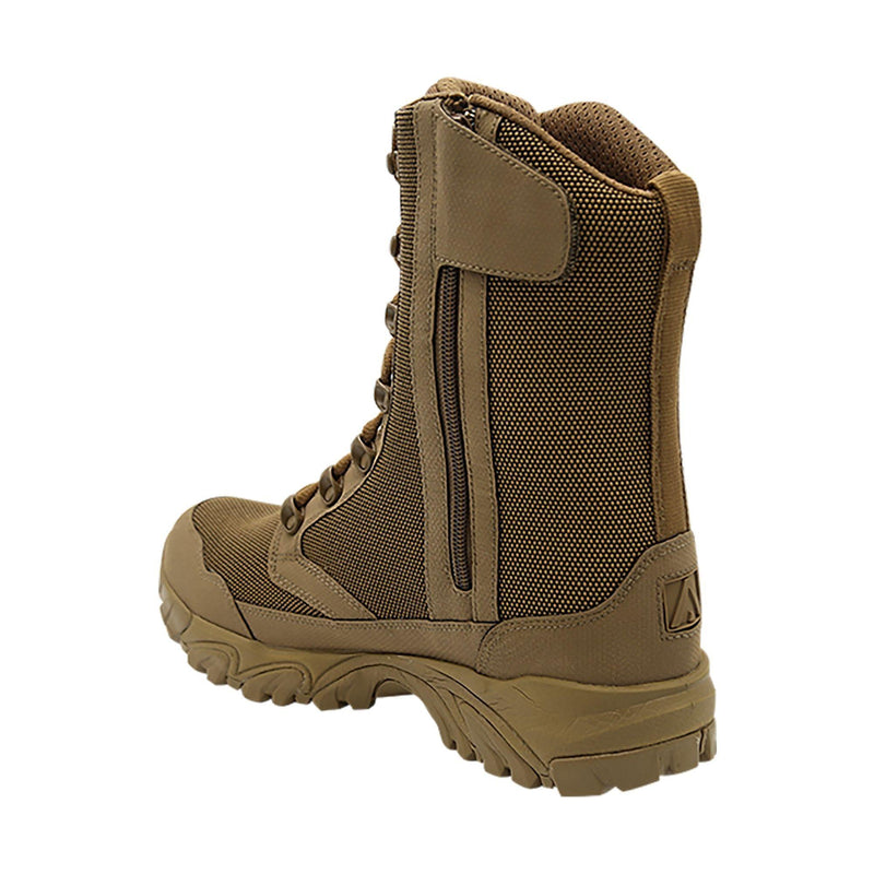 ALTAI® 8" Brown Waterproof Motorcycling Boots with Zipper - Altai Gear Singapore